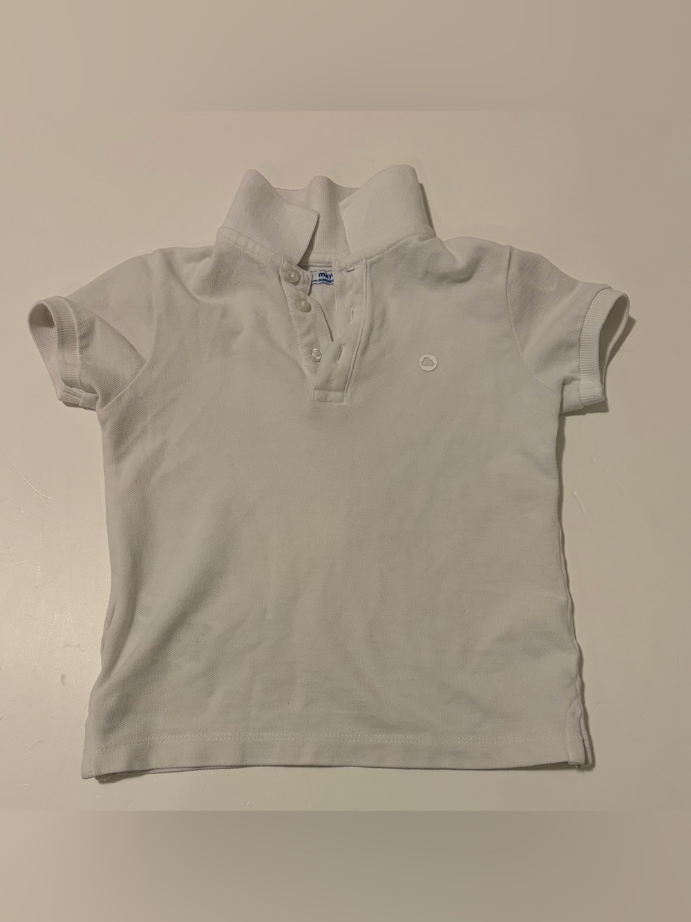 Mayoral White Polo Shirt for Kids